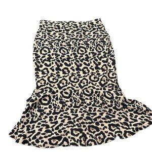 SHEIN Leopard Print Pencil Skirt